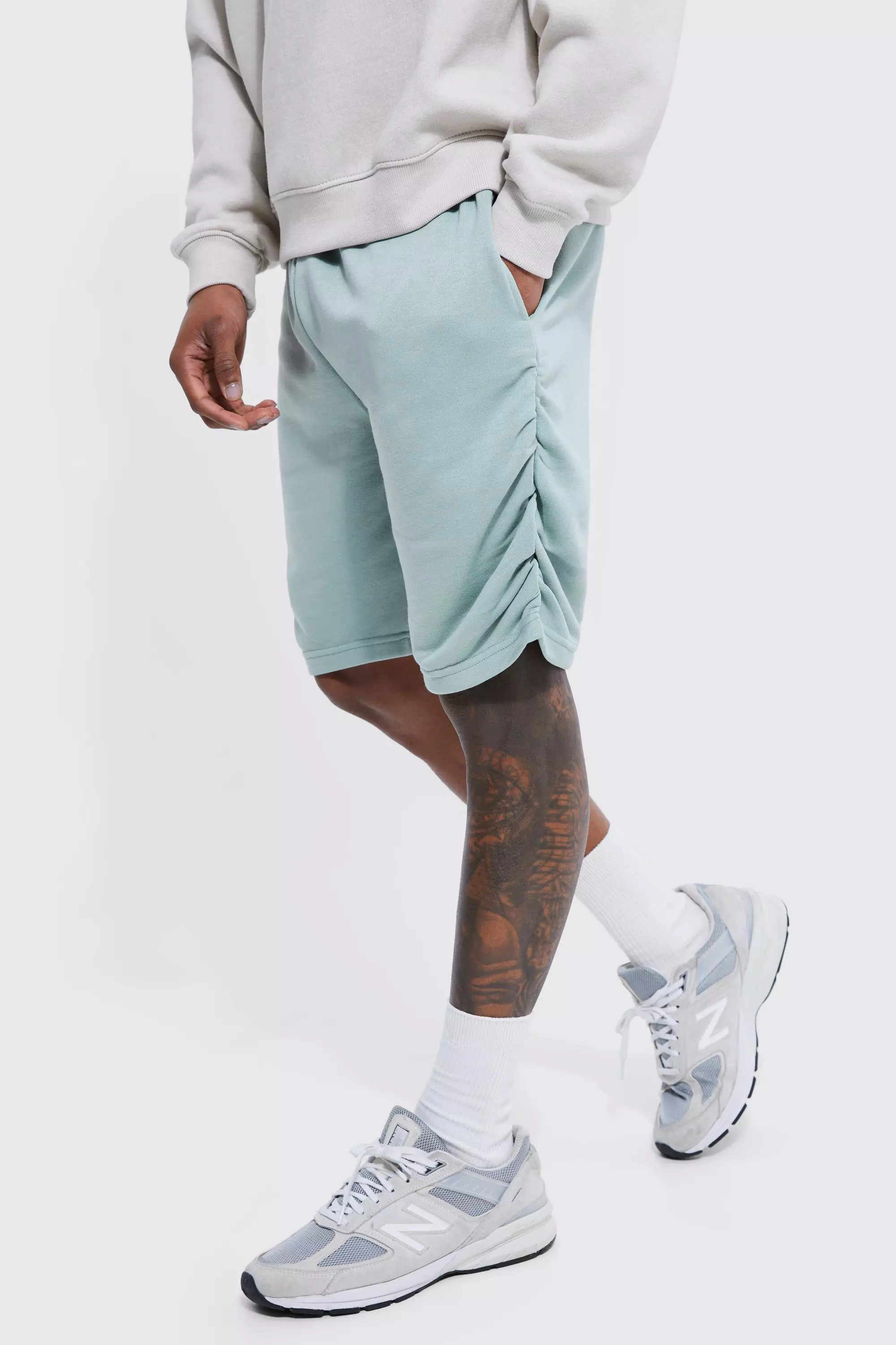 Slim best sale jersey shorts